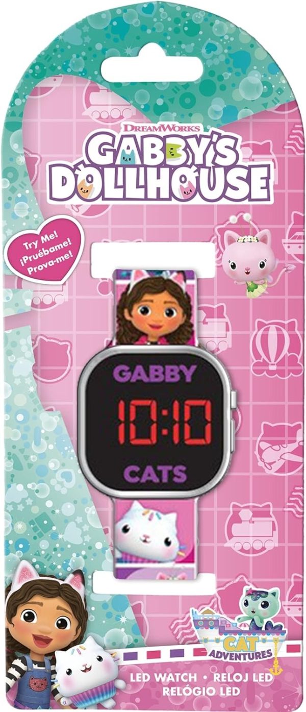 RELOJ LED GABBY DOLL HOUSE