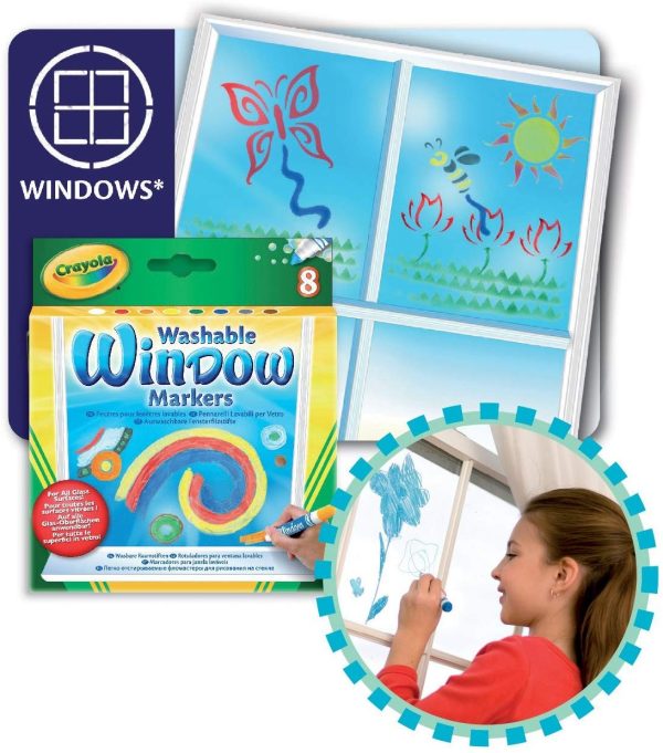 ROTULADORES PARA VENTANAS LAVABLES 8 U. - Image 3