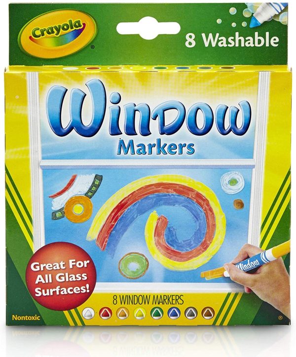 ROTULADORES PARA VENTANAS LAVABLES 8 U.