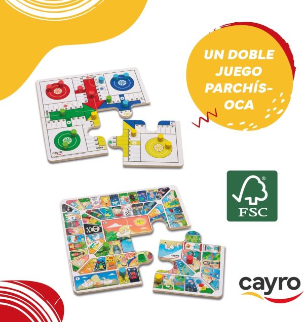 PARCHIS OCA TRAVEL CAJA DE METAL FSC. 100% - Image 3