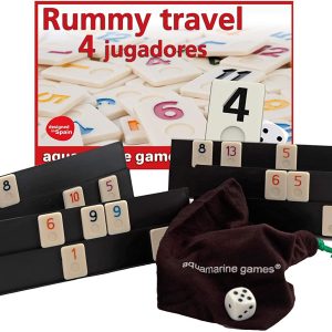 RUMMY TRAVEL AQUAMARINE 4 JUGADORES