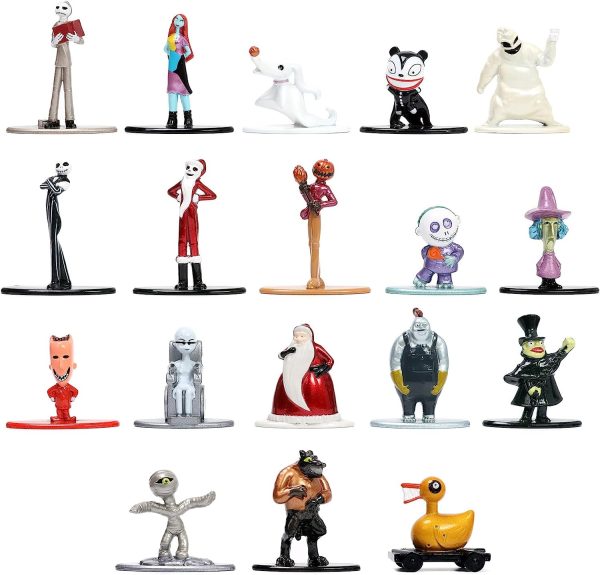 SET 18 MINIFIGURAS PESADILLA ANTES DE NAVIDAD 4 cm METAL - Image 3