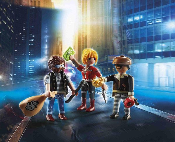 SET 3 FIGURAS LADRONES PLAYMOBIL - Image 2