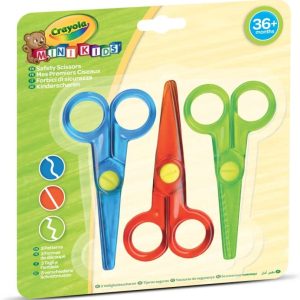 SET 3 TIJERAS SEGURAS MINIKIDS CRAYOLA