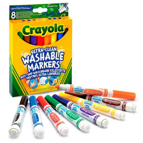 SET 8 ROTULADORES SUPER LAVABLES MAXI PUNTA - Image 2