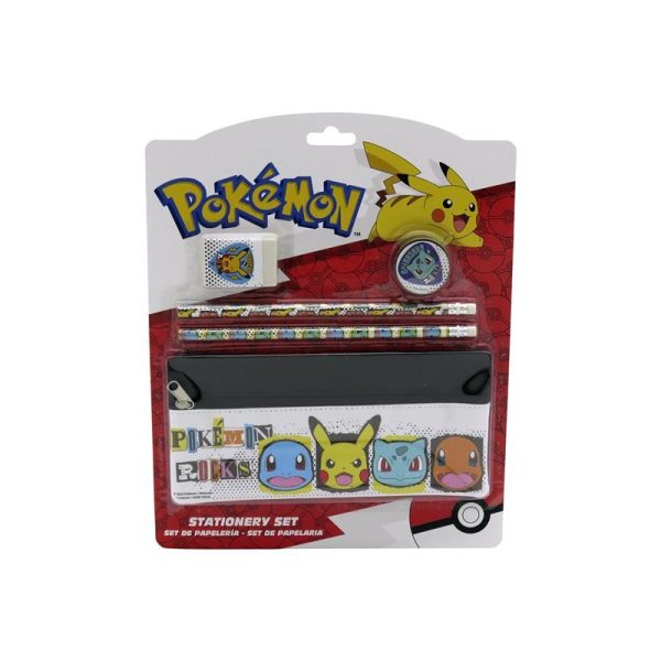 SET DE PAPELERIA CON PORTATODO POKEMON - Image 4