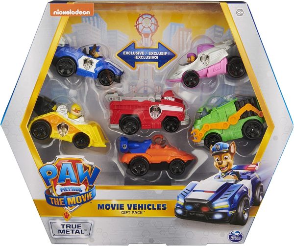 SET DE VEHICULOS METAL PAW PATROL THE MOVIE - Image 2