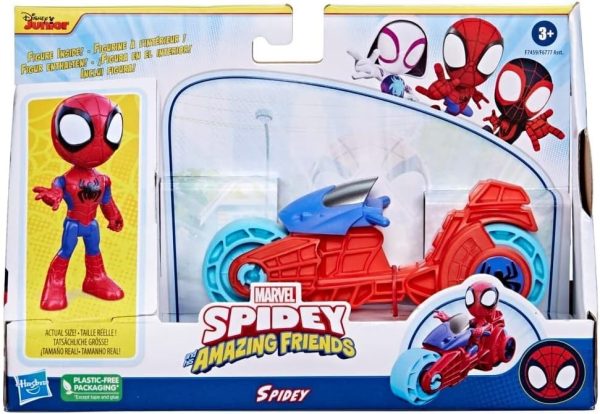 SPIDEY SURTIDO MOTOCICLETA Y FIGURA