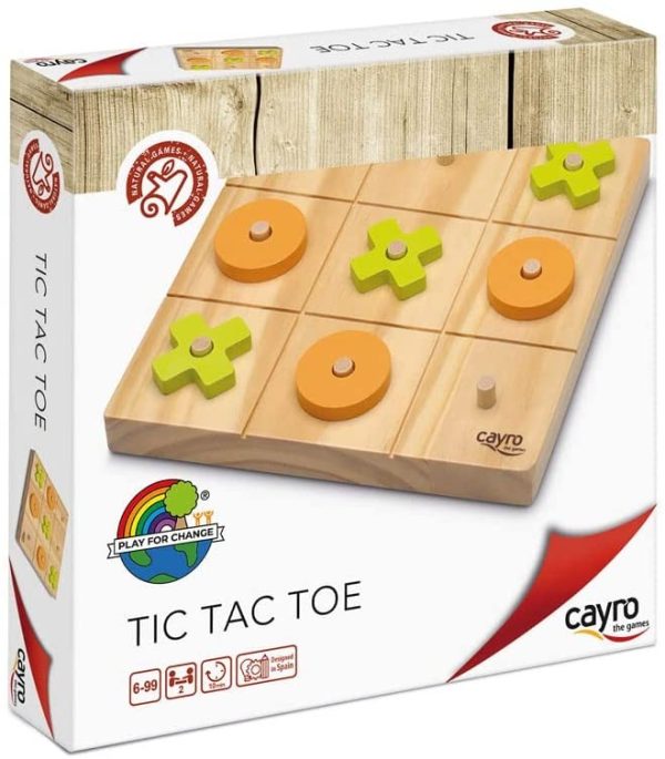TIC TAC TOE / 3 EN RAYA (MADERA FSC)