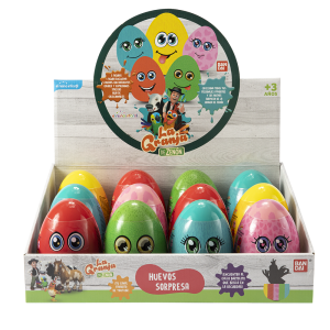 DISPLAY 12 MAXI HUEVOS SORPRESA LA GRANJA DE ZENON