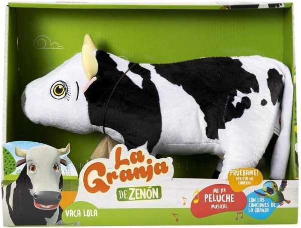 VACA LOLA MUSICAL PELUCHE DX - LA GRANJA DE ZENON - Image 5