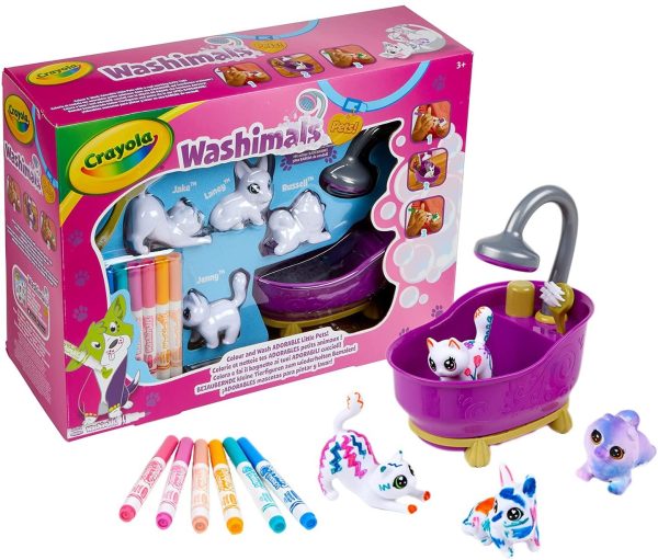 WASHIMALS NUEVA BAÑERA Y 4 MASCOTAS